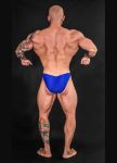 BLUE BODYBUILDING TRUNKS