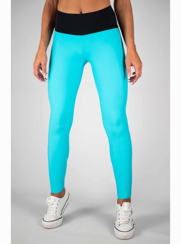 LEGGINGS PUSH-UP BLU CIELO