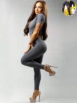 Machen Sie Ihre eigene push-up Hose MOON GREY