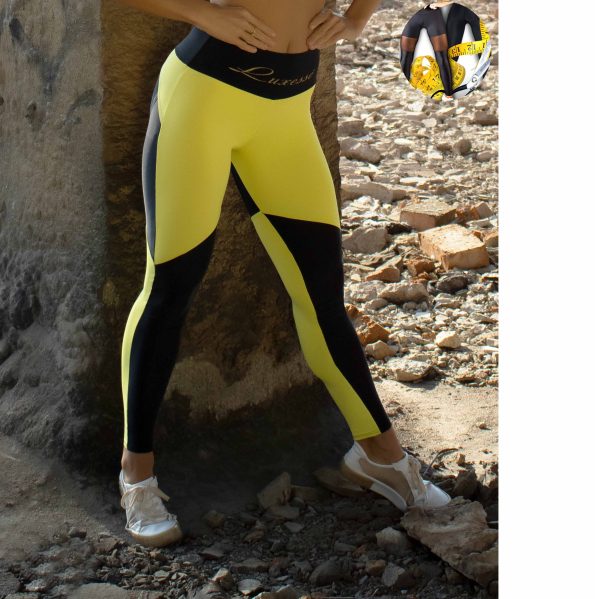 Készítse el saját push-up leggings CASSEL SÁRGA