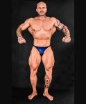 METALLICBLAUE BODYBUILDING-HOSE