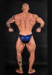 METALLICBLAUE BODYBUILDING-HOSE
