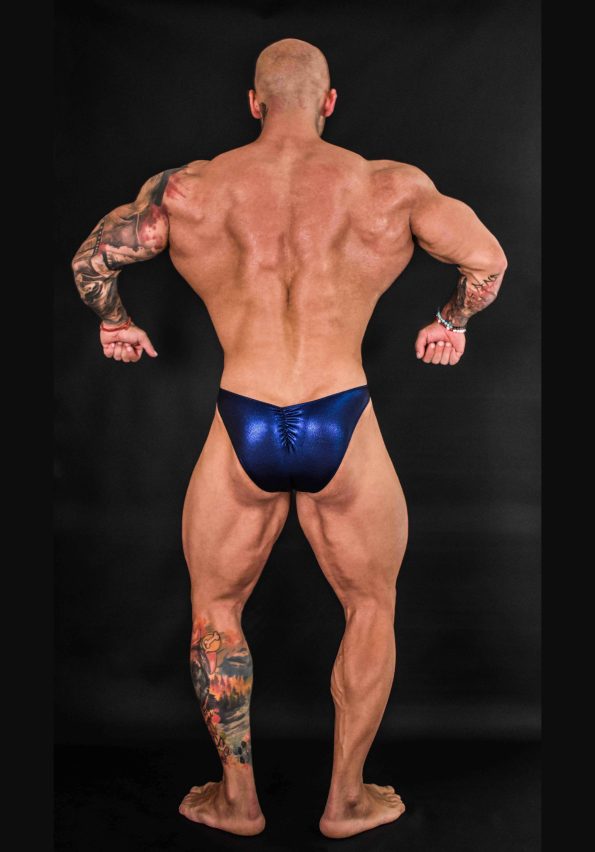 METALLICBLAUE BODYBUILDING-HOSE
