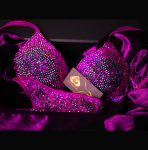 LILA GALAXIE BIKINI FITNESS-WETTBEWERB BIKINI