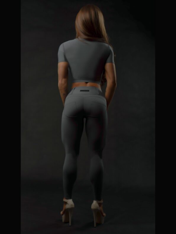 CROP TOP GRIS LUNA