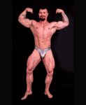 STRIPED SILVER VELVET BODYBUILDING TRUNKS IFBB, NPC ( SIDE LENGTH 5CM )